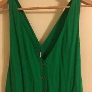 Green FREE PEOPLE Romper